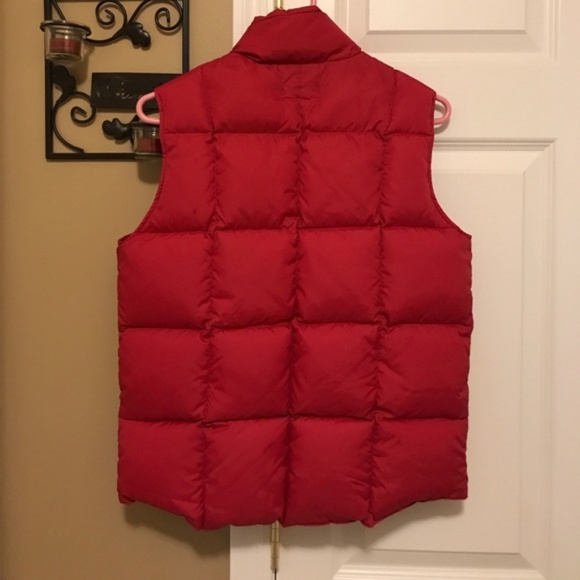 Lands' End Jackets & Coats New Lands End Red Down Vest Poshmark
